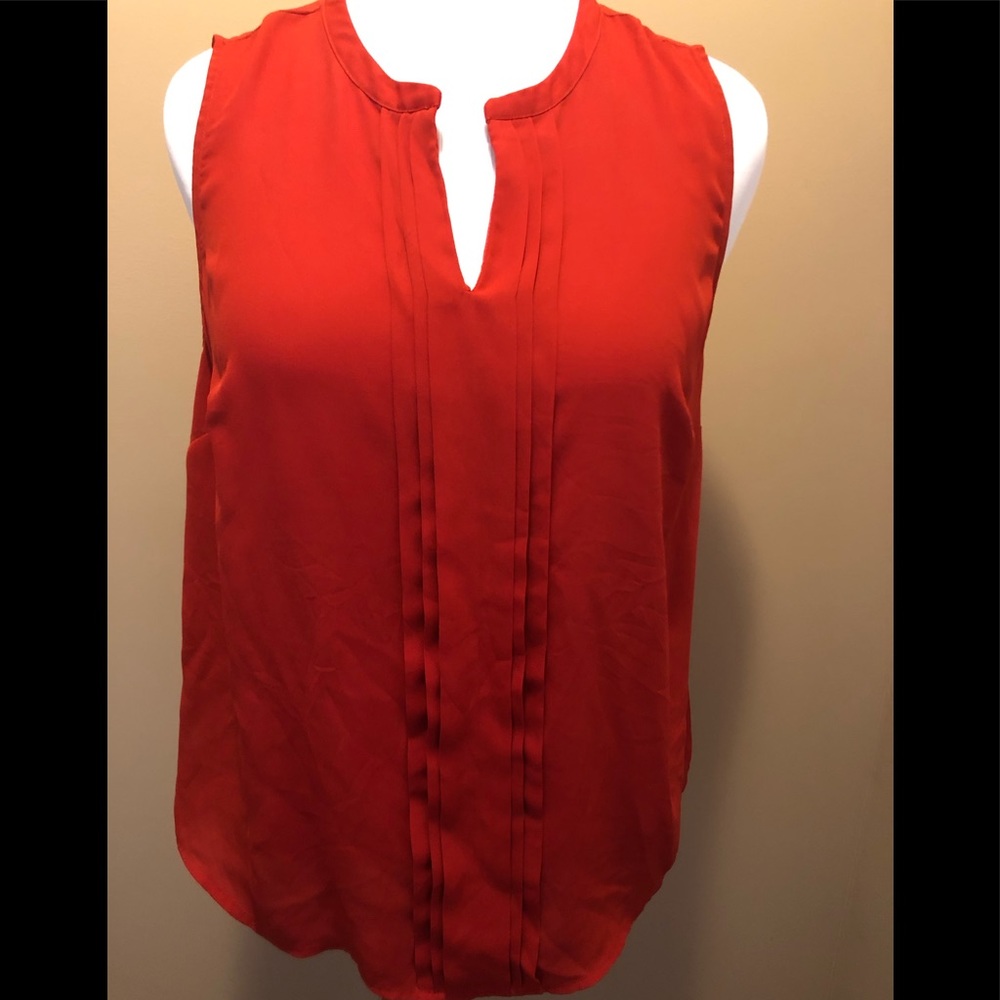 41 Hawthorn Red Sleeveless Blouse